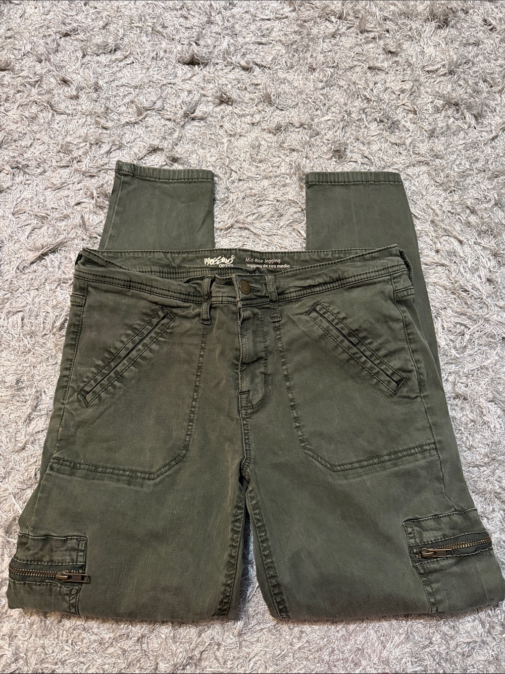 Army green jegging